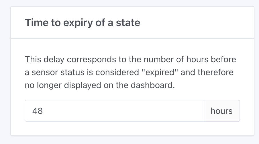 Time to expiry of a state