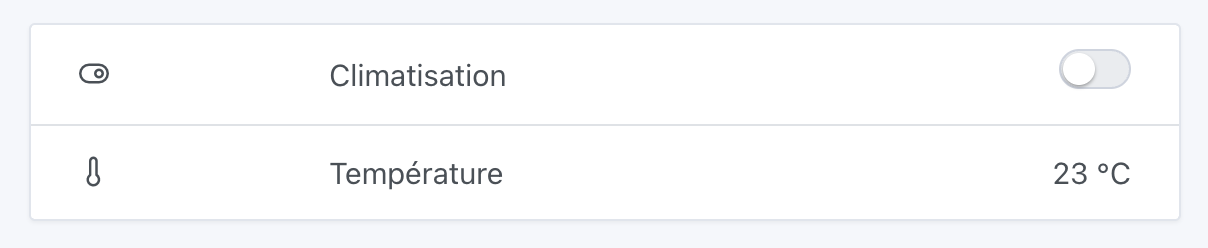 Contrôler votre climatisation Matter dans Gladys