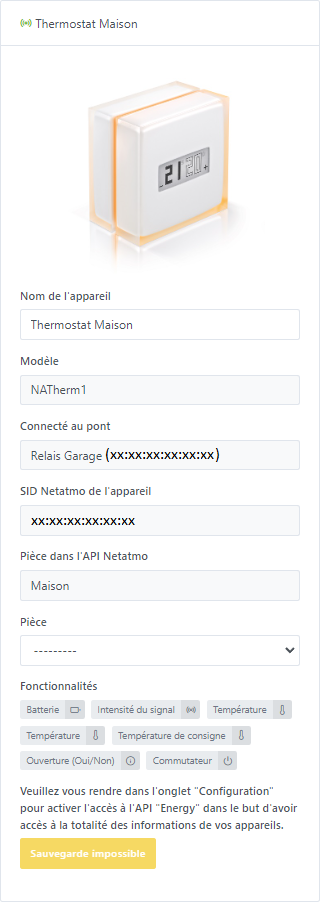 Integration Netatmo - Découverte